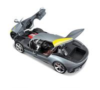 DUEVEL 1 18 For Ferrari Monza Sp1 Alloy Diecast Model Simulation Static Car Ornament Men Gift Silver Simulation Vehicle Playset