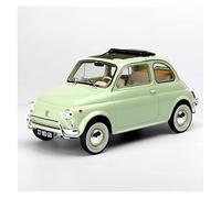DUEVEL 1 18 For Fiat 500L 1968 Static Metal Diecast Car Model Simulation Collectible Ornament Display Simulation Vehicle Playset(green)