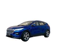 DUEVEL 1 18 For Hongqi E-HS3 Blue Alloy Die Casting Static Model Car Crafts Collection Fashion Gift Simulation Vehicle Playset