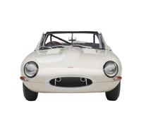 DUEVEL 1:18 For Jaguar E-TYPE Convertible Sedan Alloy Vehicle Model Toys Collection Gifts Adult Hobby Simulation Vehicle Playset(White)