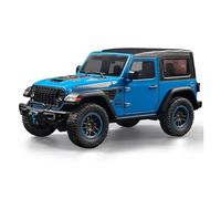 DUEVEL 1:18 For Jeeps Wrangler Rubicon Alloy Metal Diecast Model Car Sound Light Decoration Toys Collection Simulation Vehicle Playset(Blue)