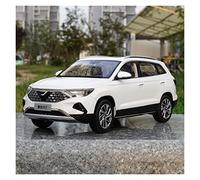 DUEVEL 1 18 for Jetta VS7 Simulation SUV Alloy Scale Off-road Car Model Static Vehicle Collectible Ornament Simulation Vehicle Playset(White)