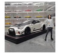 DUEVEL 1 18 for Nissan GTR 35GT RR Simulation Metal Scale Racing Car Model Static Vehicle Collectible Ornament Simulation Vehicle Playset