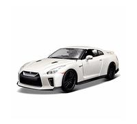 DUEVEL 1 18 For Nissan GTR Alloy Diecast Model Simulation Static Car Ornament Fashion Men Gift Simulation Vehicle Playset(B)