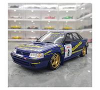 DUEVEL 1 18 for Subaru Legacy RS 1# Simulation Metal Scale Racing Car Model Static Vehicle Collectible Ornament Simulation Vehicle Playset