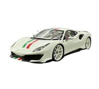 DUEVEL 1 18 Scale For Ferrari 488 PISTA Green Glow-in-the-Dark Edition Resin Car Model Collection Simulation Vehicle Playset
