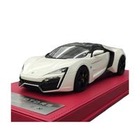 DUEVEL 1 ：18 Scale For Lincoln Supercar White Simulation Resin Car Model Ornaments Simulation Vehicle Playset