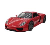 DUEVEL 1:18 Scale For Porsche 918 Spyder Red Paint Simulation Car Model Ornaments Simulation Vehicle Playset