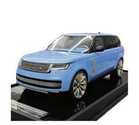 DUEVEL 1:18 Scale For Range Rover Extended Edition Light Blue Resin Car Model Collection Simulation Vehicle Playset