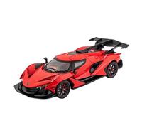 DUEVEL 1 24 For Apollo IE Alloy Race Car ToysHypercar Model With Sound Light Pull Back Vehicles Gifts Simulation Vehicle Playset(Red 2)