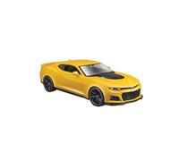 DUEVEL 1 24 For Chevrolet Camaro ZL1 2017 Alloy Racing Car Model Track Sports Vehicles ModelsEnthusiasts Boy Gift Simulation Vehicle Playset(Yellow)