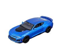 DUEVEL 1 24 For Chevrolet Camaro ZL1 2017 Alloy Racing Car Model Track Sports Vehicles ModelsEnthusiasts Boy Gift Simulation Vehicle Playset(Blue)