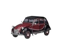 DUEVEL 1:24 For Citro 2cv 6 Charleston Classic Static Toys Gifts Simulation Vehicle Playset(Red)