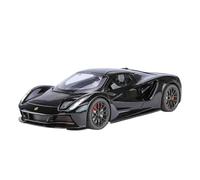 DUEVEL 1 24 For Lotus EVIJA Alloy Race Hyper Car Model Toys With Sound Light Pull Back Vehicles Boy Gift Simulation Vehicle Playset(Black)