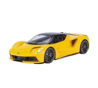 DUEVEL 1 24 For Lotus EVIJA Alloy Race Hyper Car Model Toys With Sound Light Pull Back Vehicles Boy Gift Simulation Vehicle Playset(Yellow)