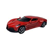 DUEVEL 1:24 Scale For Bugatti Black Voices Red Alloy Sports Car Model Collection Simulation Vehicle Playset