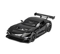 DUEVEL 1:32 for AstonMartin Vulcan Supercar Alloy Diecast Model Car Interior Decoration Sound Light High favorite Simulation Vehicle Playset(Black)