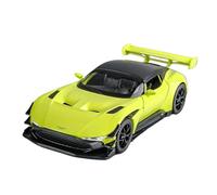 DUEVEL 1:32 for AstonMartin Vulcan Supercar Alloy Diecast Model Car Interior Decoration Sound Light High favorite Simulation Vehicle Playset(green)