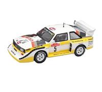 DUEVEL 1/43 Alloy Racing Model For AUDI Quattro S1#5 Winner SanRemo 1985 Champion CMR Collectible Simulation Vehicle Playset