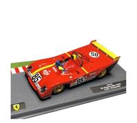 DUEVEL 1/43 Alloy Rally Car Model For Ferrari 312P 1972 Ickx Altaya Simulation Finished Collection Toys Simulation Vehicle Playset