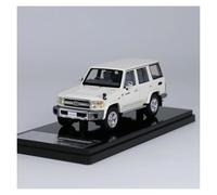 DUEVEL 1 43 For S LAND CRUISER VAN 30th Anniversary Off-Road Vehicle Model Car Fan Collection Home Static Decoration Simulation Vehicle Playset(White)