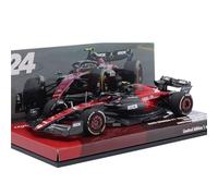 DUEVEL 1:43 Zhou Guanyu Australia Station For F1 Formula C43 2023 F1 1/43 Simulation Alloy Racing Car Model Simulation Vehicle Playset