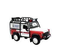 DUEVEL 1/76 For Land Rover Land Cruiser Hong Kong Police Vehicle Kit Alloy Toys Gift Collection Simulation Vehicle Playset