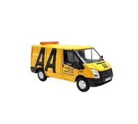 DUEVEL 1:76 Yellow AA Transporter MK5 Van Model Kit Alloy Toy Car Gift Simulation Simulation Vehicle Playset