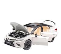 DUEVEL Die-cast1/24for Scale TOYOTA Camry Alloy Model Simulation Car Metal Model Toy Gift Collection Home Decoration Simulation Vehicle Playset(White)