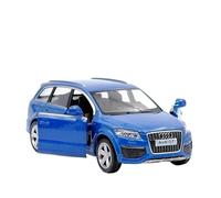 DUEVEL Die-cast1:36 For Scale Q7 Off-road Vehicle Alloy Model Simulation Force Control Automobile Toy Jewelry Collection Gift Series Simulation Vehicle Playset(Blue)