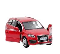 DUEVEL Die-cast1:36 For Scale Q7 Off-road Vehicle Alloy Model Simulation Force Control Automobile Toy Jewelry Collection Gift Series Simulation Vehicle Playset(Red)