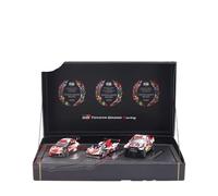 DUEVEL Resin 1 43 Spark For Toyota GR Gazoo Racing 2023 Triple Crown Three-piece Set Model Collection Simulation Vehicle Playset