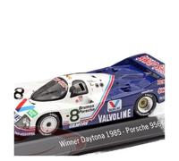 DUEVEL Resin Car Model 1 43 Spark For Porsche Original Daytona 1985 Rally Champion 956#8 Simulation Vehicle Playset