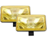 DUEYUU Headlight Assemblies Car Front Foglight for PEUGEOT For H3 205 For GTI CTI 106 306 Mi16 Fog Light Spotlight Assembly(2pcs Amber)