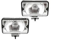 DUEYUU Headlight Assemblies Car Front Foglight For PEUGEOT For H3 205 For GTI CTI 106 306 Mi16 Fog Light Spotlight Assembly(2pcs white)