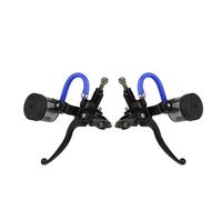 DUEYUU Motorcycle Clutch Brake Lever Front Brake Pump Assembly Adjustable Lever Big Cup for LC150(One Pair)