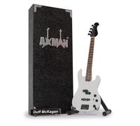 Duff McKagan Miniature Guitar Replica - Music Gifts - Handmade Ornamental 1/4 Scale - Includes a Display Box, Name Tag and Miniature Guitar Stand