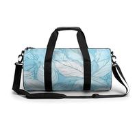 Duffel Bag for Men Women Gym Bag Beautiful Scenery Images Travel Duffel Bag Waterproof Overnight Bag for Sports Workout, Beautiful Leaves, 17.7in/9in/9in