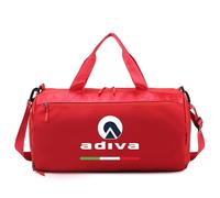 Duffel Bag Scooter Rider, Spacious Overnight Bag for Short Trips, Suitable for Fitness, Travel and Outdoor, Strap(Red)