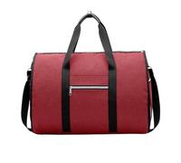 Duffel Bag Sports Gym Bag, Garment Duffle Bag for Travel 2 in 1,Garment Bag for Business Trips, Foldable Travel Bag Hand Luggage Bag(D)