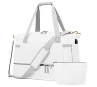 Duffel Bag Sports Gym Bag, Weekender Bags for Women,Travel Duffel Bags with Shoe Compartment and Toiletry Bag Hand Luggage Bag(G)