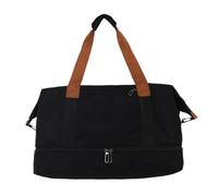 Duffel Bag Sports Gym Bag, Women Weekender Bag with Shoe Compartment, Oxford Cloth Overnight Travel Duffle Bag Hand Luggage Bag(F)