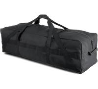 Duffel Bag, Waterproof Travel Bag, Tear Resistant Duffle Bag for Travel with Upgrade Zipper and Handles, Lightweigh Weekender Bags for Overnight Camping for Men and Women-Black 100L/150L/200L (100L)