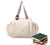 Duffel Travel Bag - Large Capacity Yoga Organizer Bag, Multi Compartment Tote | Women's Crib Bag, Lightweight Teacher , Nurse Carryall, Elegant , beige, Please refer to the description