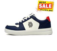 Duffer St. George Legacy Mens Low-Top Trainers Smart Casual Sneakers Navy