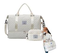 Duffle Bag for Gym - Shoe and Wet Compartment Weekender Bag - Waterproof Workout Backpack - for Outdoor, Workout, Gym, Sports, Fitness, Yoga, Commuting, Beach