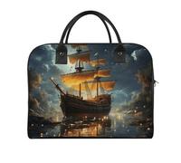 Duffle Bag for Travel Ship And Stars Printed Tote Bag Crossbody Bags Gym Bag Shoulder Bag Travel Handbag, style, One Size, Duffle Bag