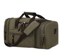 Duffle Bag for Travel SunBorls Expandable 24.8in Overnight Weekend Bag Holds 50L of Everyday Personal Items Carry on Bag, Military Green, Travel bag, Travel Duffle Bag