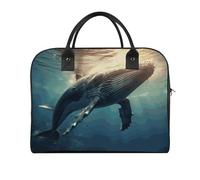 Duffle Bag for Travel Tote Bag Crossbody Bags Gym Bag Whale Above Sea Water Printed Shoulder Bag Travel Handbag for Men And Women, style, One Size, Duffle Bag