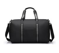 Duffle Bag Large Black Stripe Holdall Water Resistant Holdalls Gym Sport Bag